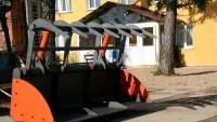 Ковш с захватом для телескопического погрузчика
